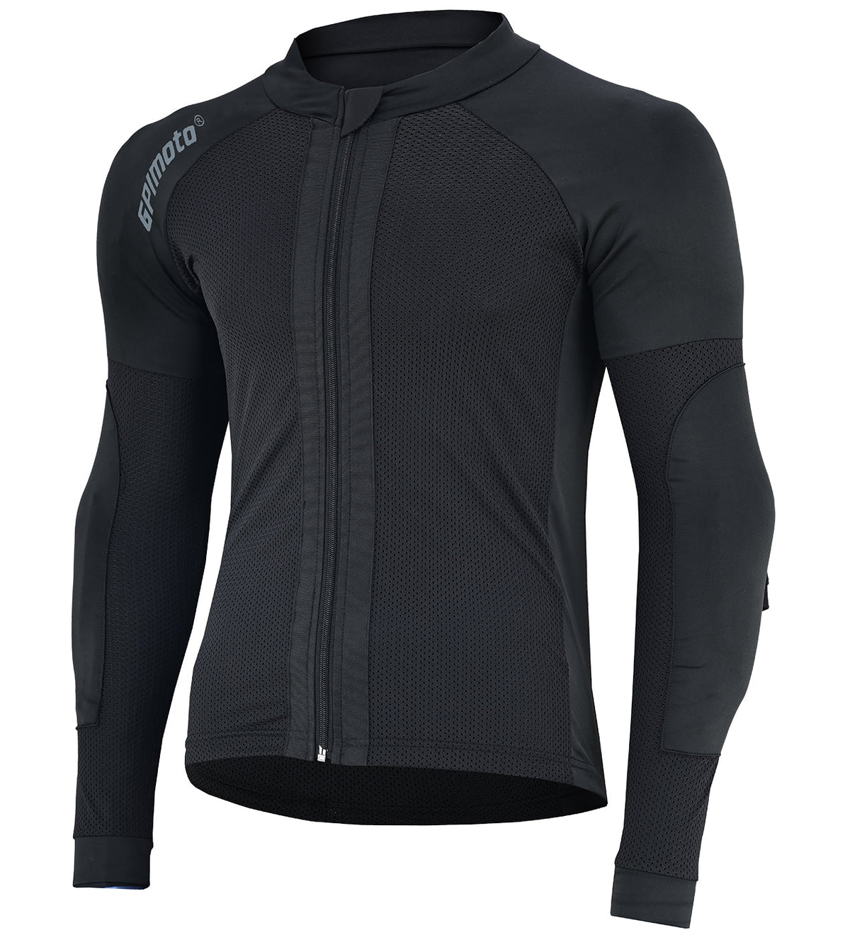 Men's Mesh Black Motorcycle Shirt | CE Level 2 Certified Protection-