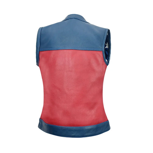 Freedom Belle Women's Motorcycle Leather Vest