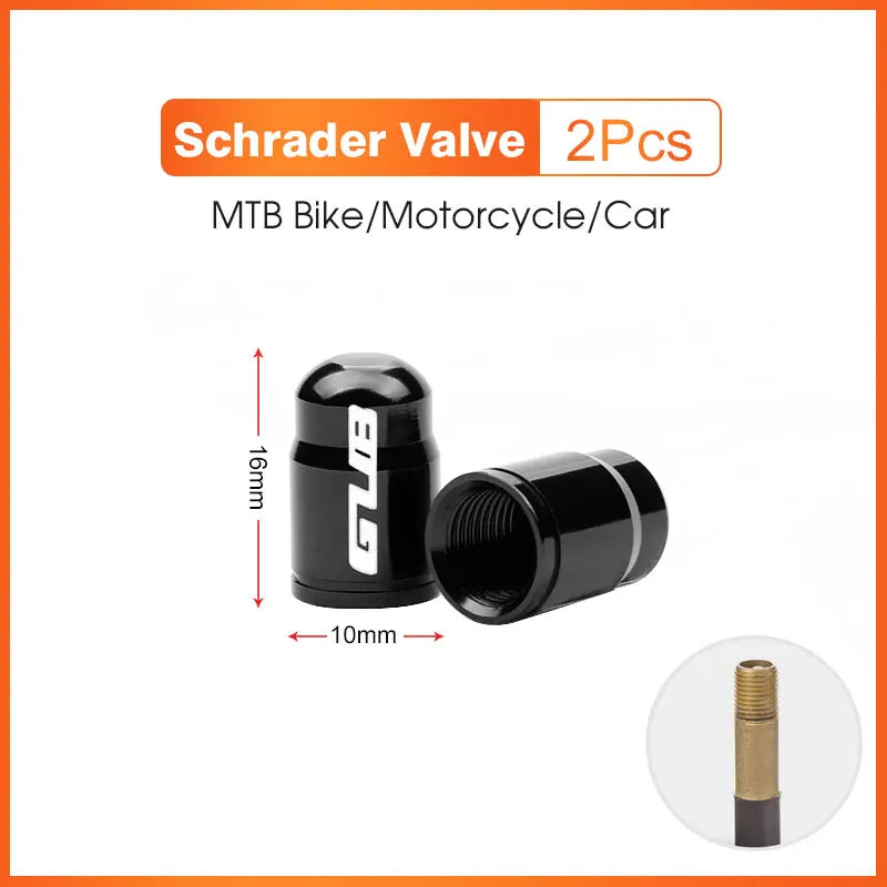 Aluminum Valve Stem Caps (Bike/Motorcycle/Car)