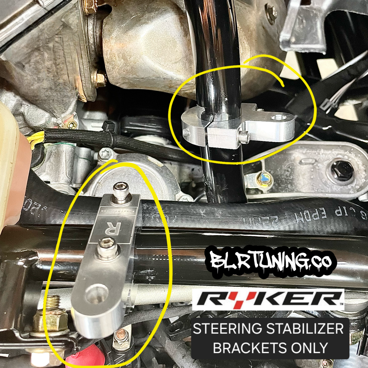 CAN-AM RYKER STEERING STABILIZER - BRACKETS ONLY - BY RYKERMOD