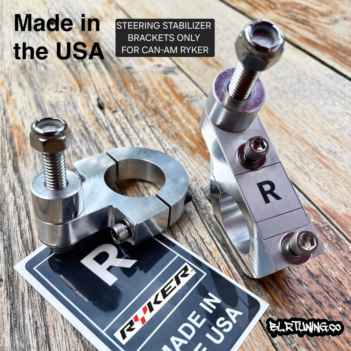CAN-AM RYKER STEERING STABILIZER - BRACKETS ONLY - BY RYKERMOD