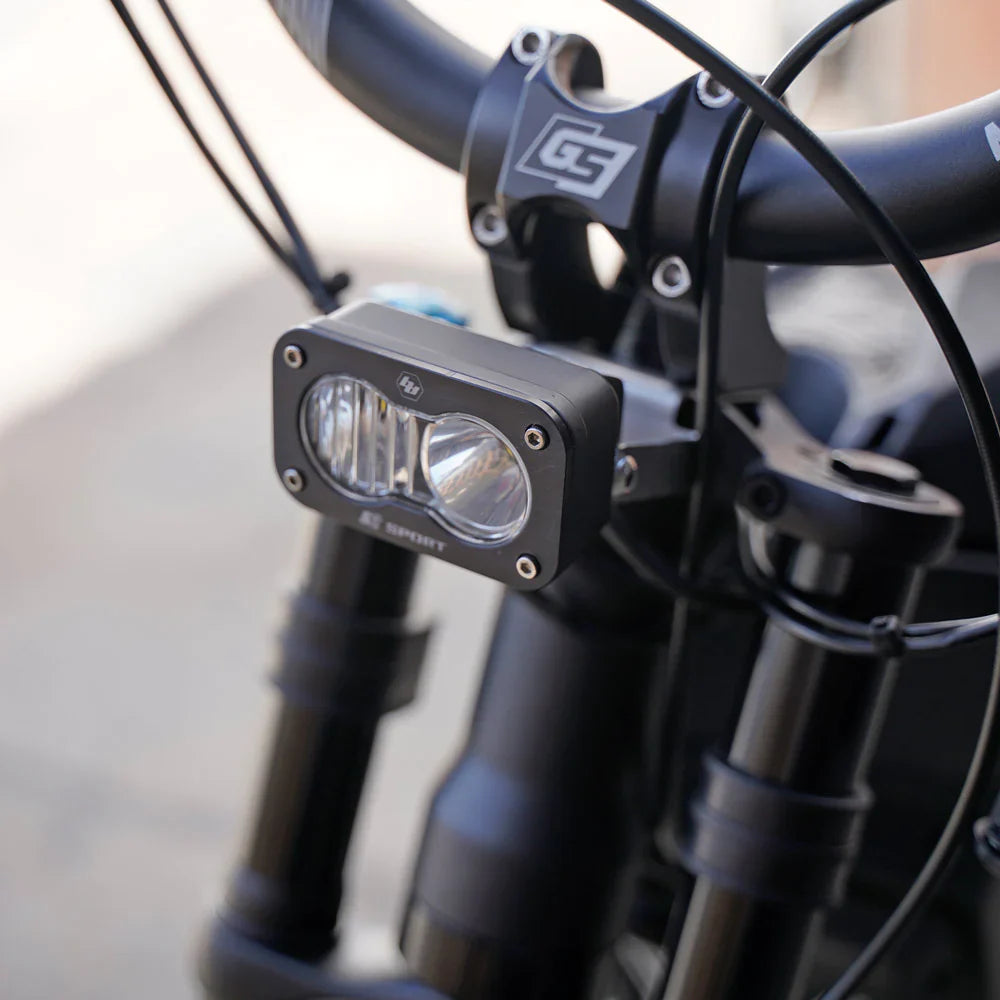 Chimera Engineering Baja Designs Squadron / S2 Series Light Bracket for Surron / Talaria Bikes