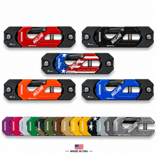 MOJAB Aluminum Recessed Winch Shackle with Fairlead Kit