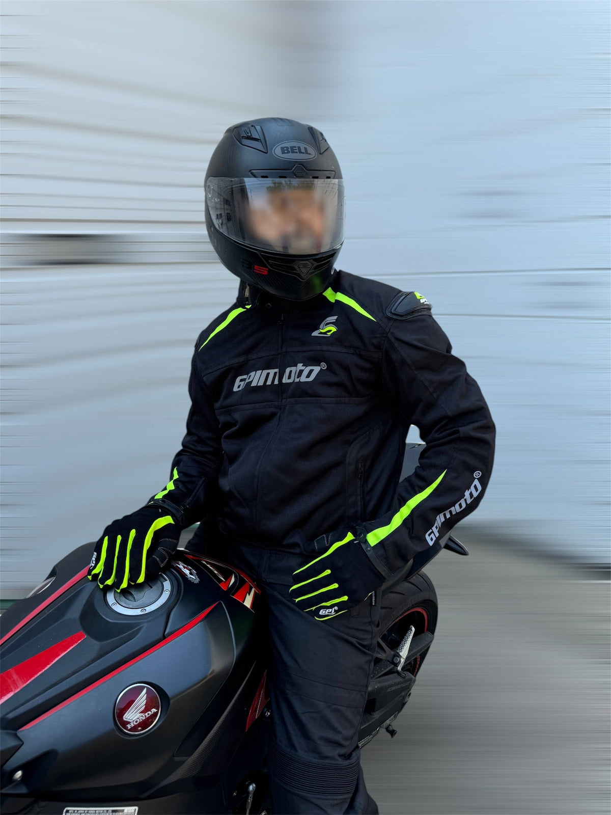 Men’s High Premium Quality Summer 4 Pockets Waterproof Motorcycle Black/Fluorescent Jacket