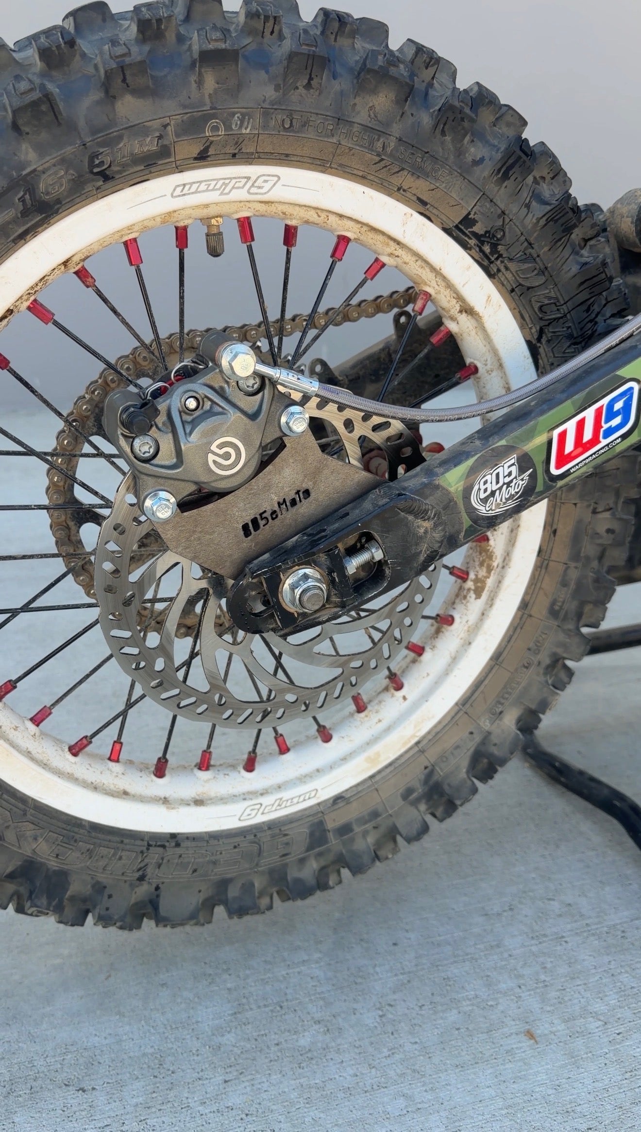 Brembo - (220mm Rotor Required) Rawrr Mantis X PRO Rear Brake Upgrade Kit