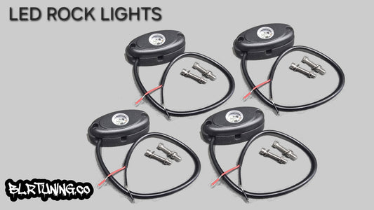 BLR TUNING HEAVY DUTY 12 VOLT LED ROCK LIGHTS – 4 PACK