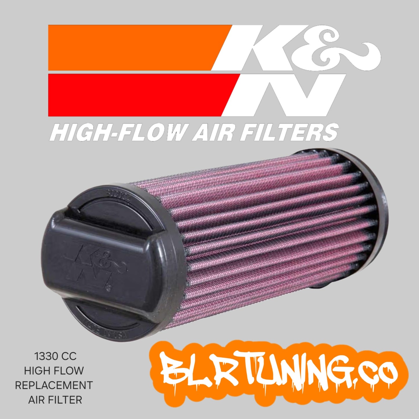 CAN-AM SPYDER 1330 K&N HIGH FLOW AIR FILTER FITS 2014 and up RT and F3 models