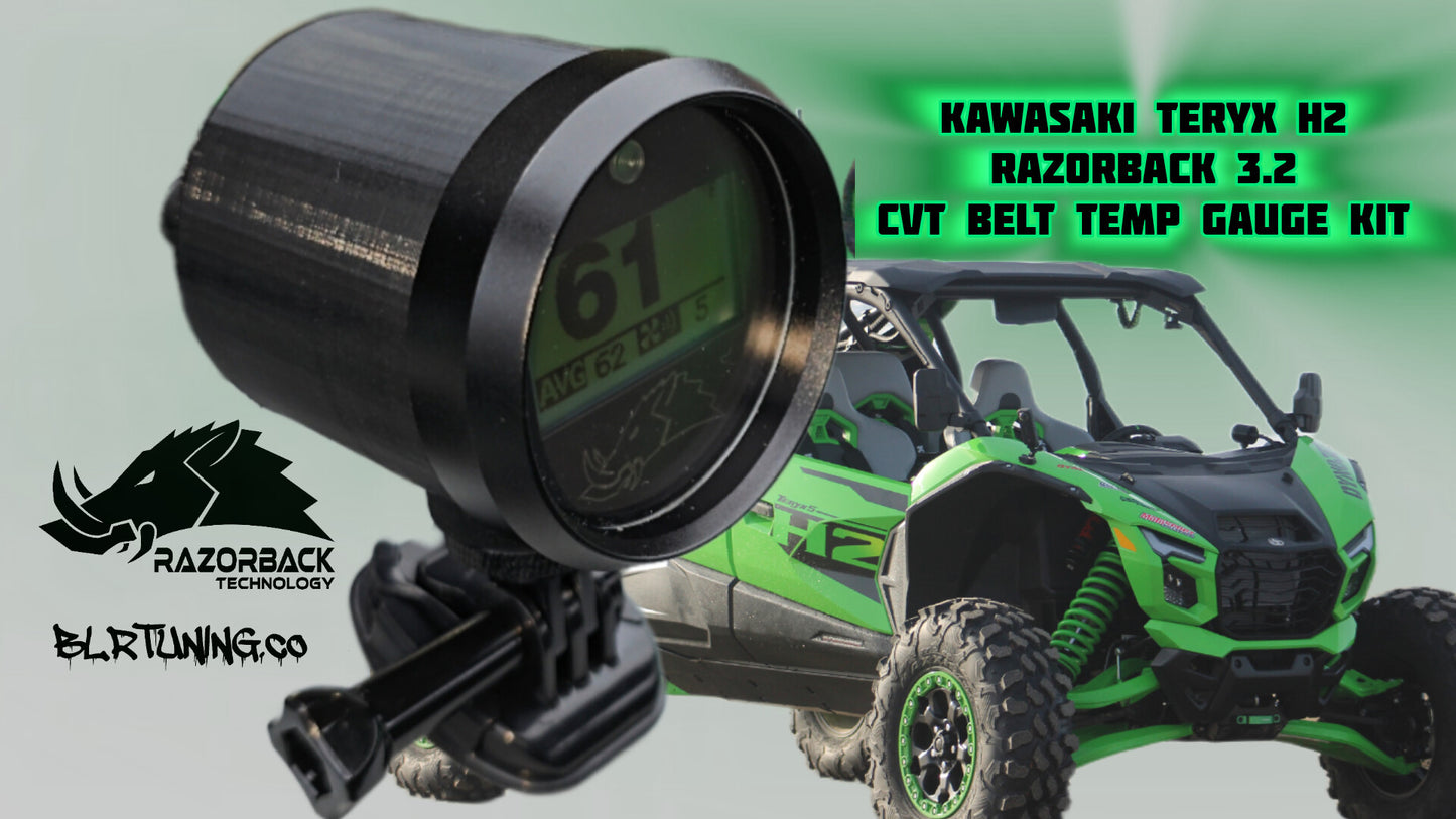 KAWASAKI TERYX H2 RAZORBACK 3.2 CVT BELT TEMP GAUGE KIT
