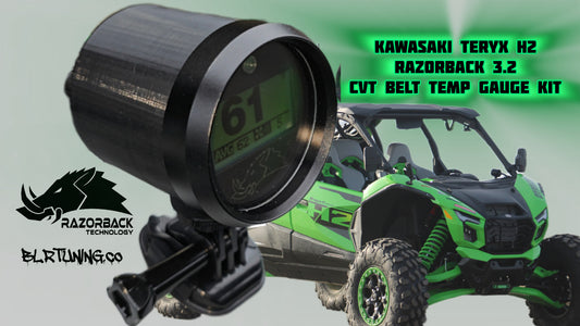 KAWASAKI TERYX H2 RAZORBACK 3.2 CVT BELT TEMP GAUGE KIT