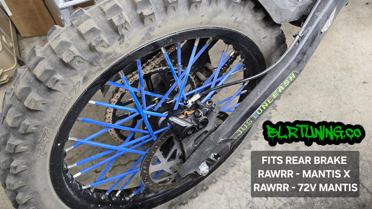 CERAMIC REAR AND COPPER FIBER FRONT BRAKE PAD COMBO UPGRADE FOR RAWRR MANTIS X AND 72V MANTIS