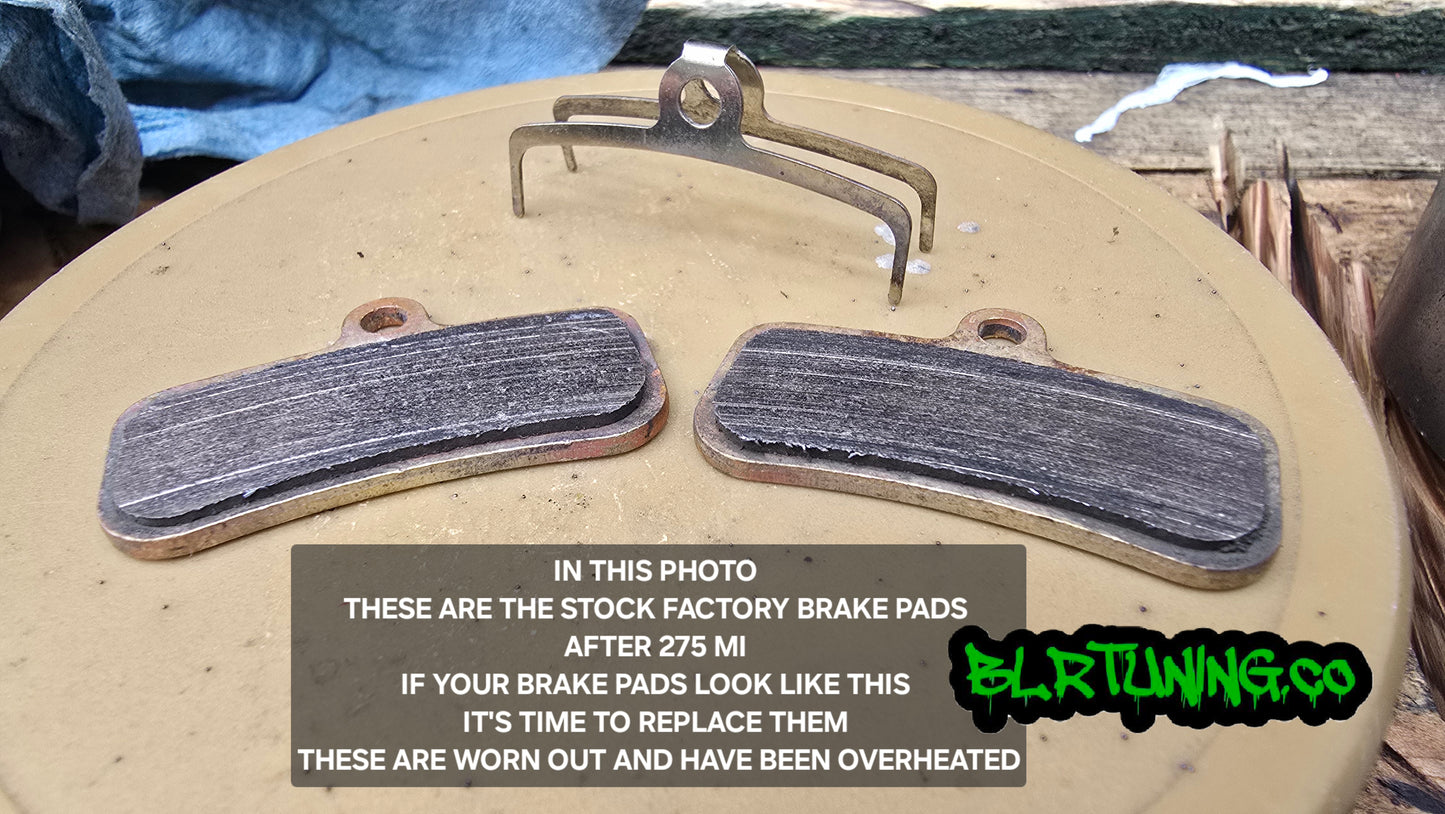 CERAMIC REAR AND COPPER FIBER FRONT BRAKE PAD COMBO UPGRADE FOR RAWRR MANTIS X AND 72V MANTIS