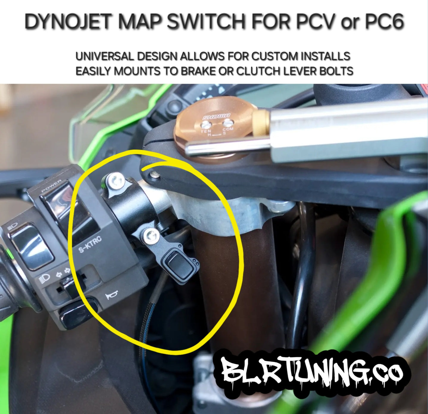 DYNOJET MAP SWITCH FOR PCV OR PC6 FOR SWITCHING FROM MAP 1 TO MAP 2 ON POWER COMMANDER