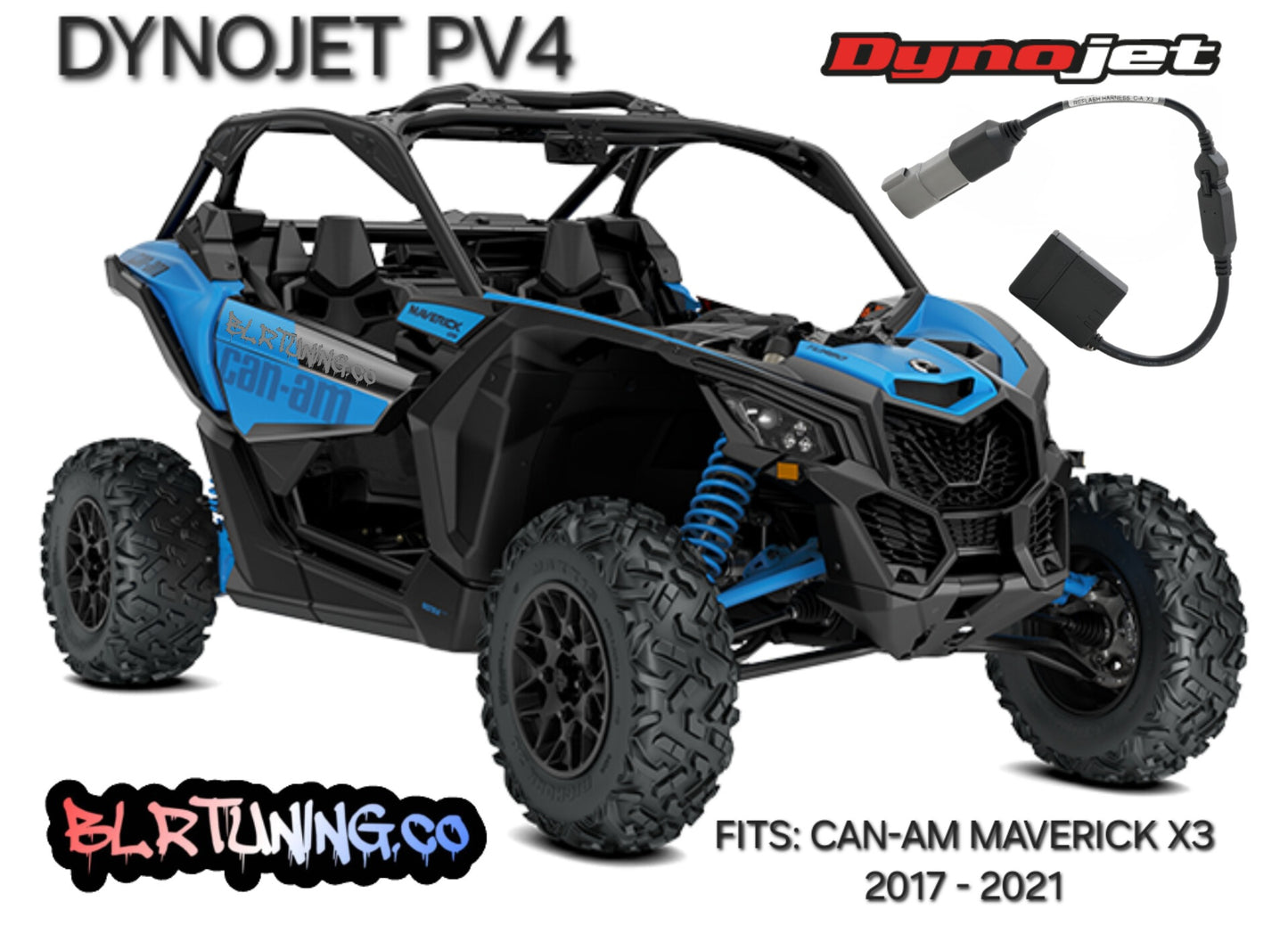 CAN-AM MAVERICK X3 2017 - 2021 PV4 BY DYNOJET WITH OPTIONAL CUSTOM TUNING BY BLR TUNING