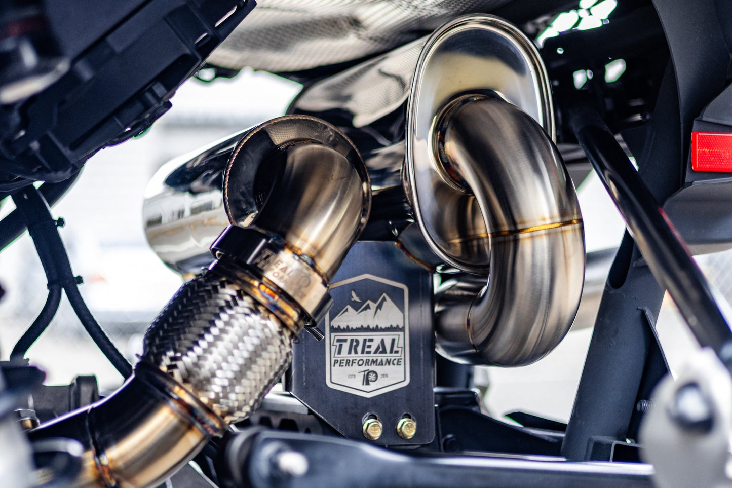 Treal Performance | 2024-2025 Can-Am Maverick R "The Patriot" Exhaust System