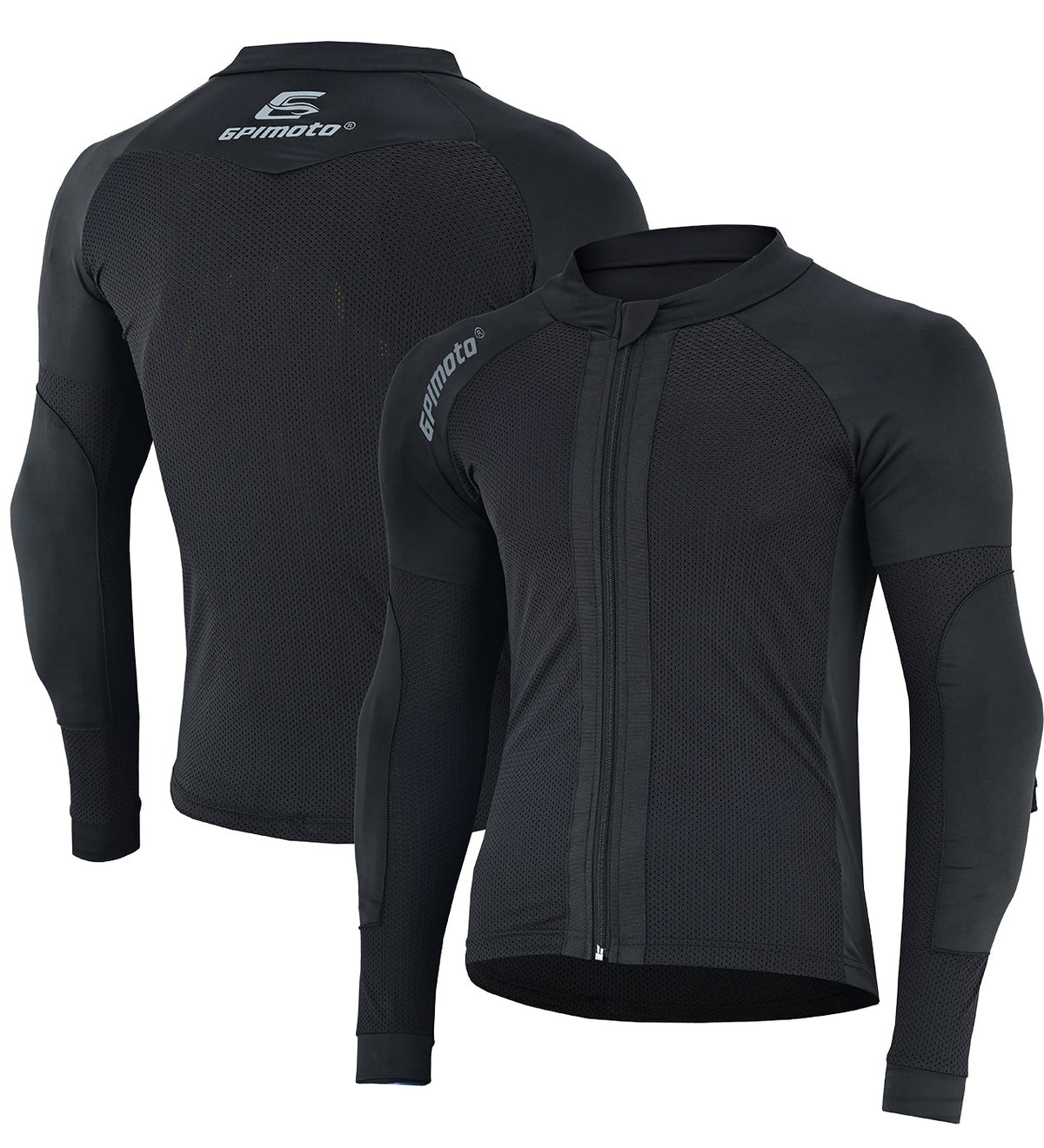 Men's Mesh Black Motorcycle Shirt | CE Level 2 Certified Protection-