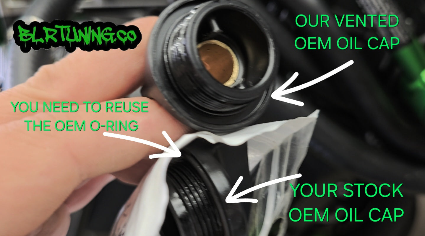 KAWASAKI ZH2 VENTED OIL CAP FOR VENTING CRANK CASE