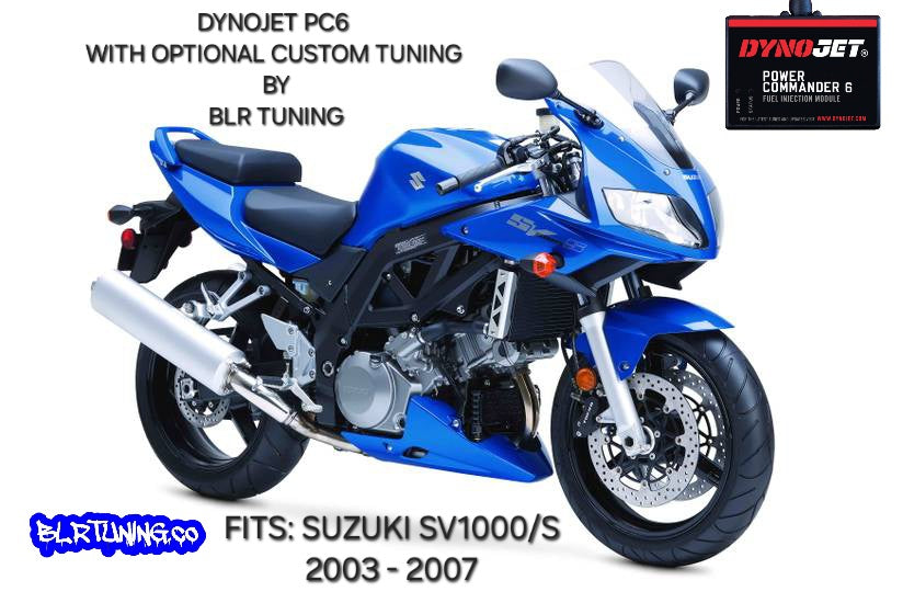 SUZUKI SV1000 AND SV1000S 2003 - 2007 PC6 BY DYNOJET WITH OPTIONAL CUSTOM TUNING BY BLR TUNING