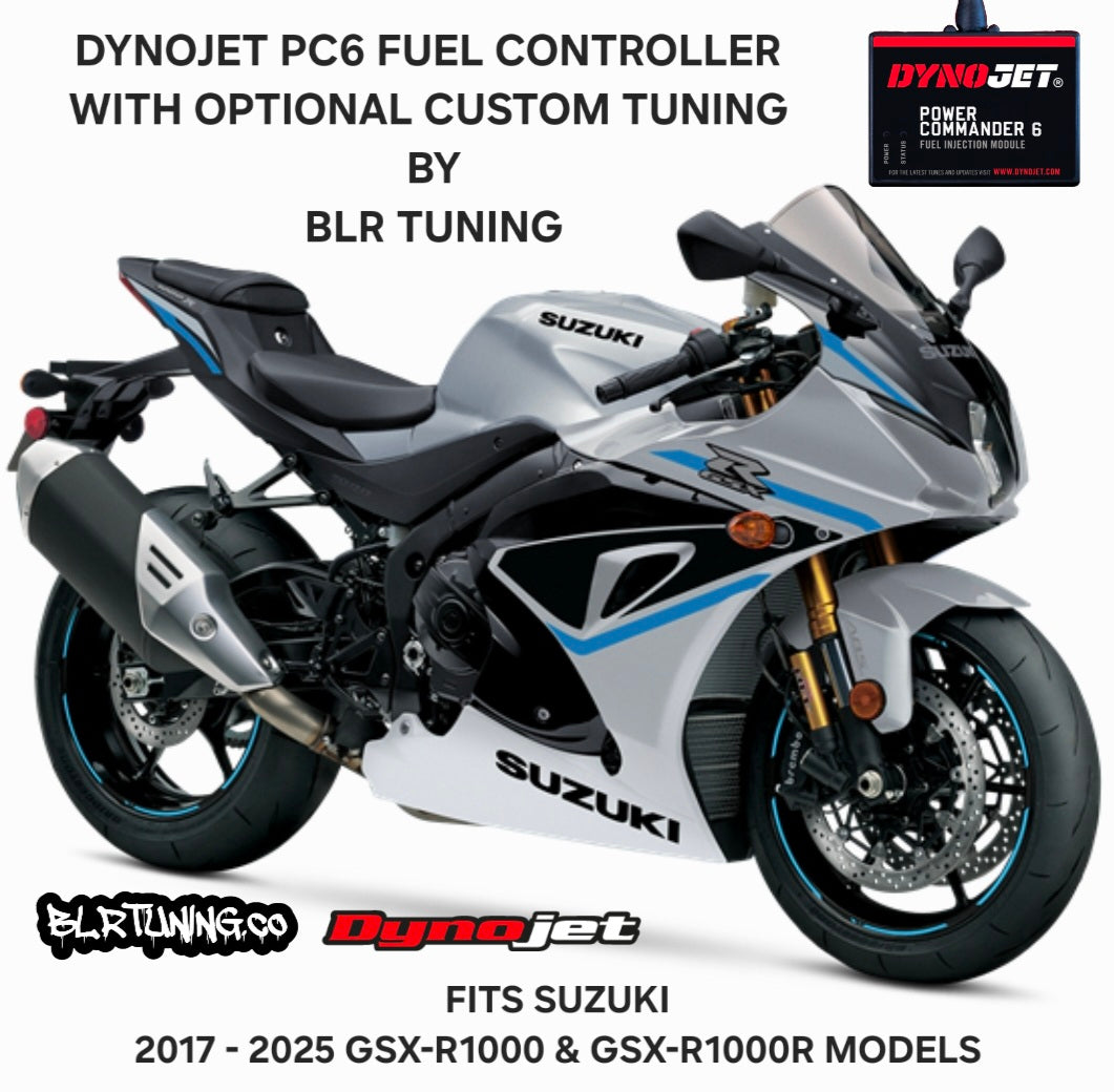 SUZUKI GSX-R1000R GSX-R1000 GSXR1000R GSXR1000 2017 - 2025 PC6 BY DYNOJET WITH OPTIONAL CUSTOM TUNING BY BLR TUNING