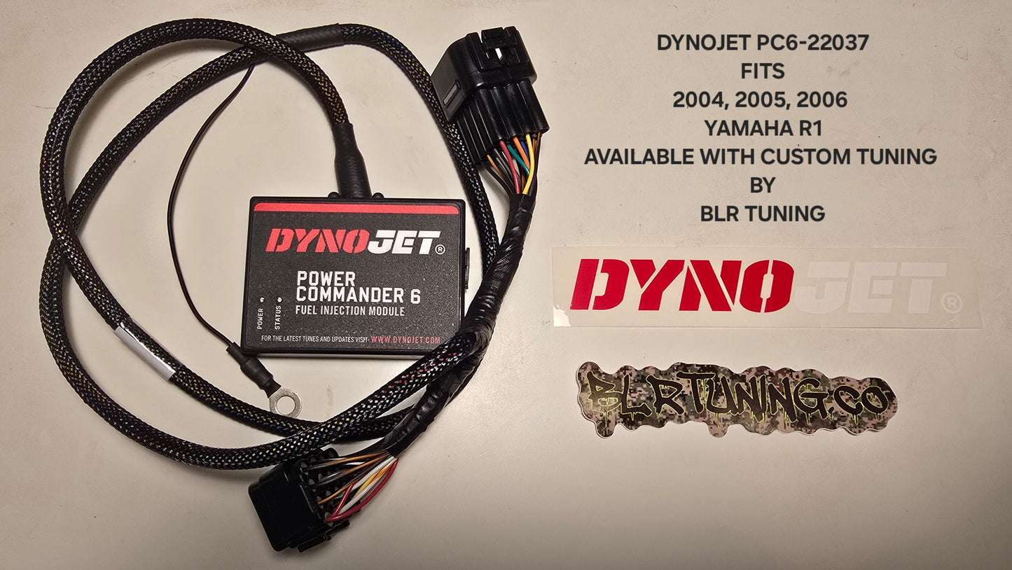 YAMAHA R1 2004 2005 2006 PC6 BY DYNOJET WITH OPTIONAL CUSTOM TUNING BY BLR TUNING