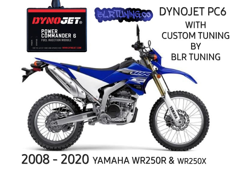 YAMAHA WR250R WR250X 2008 - 2020 PC6 BY DYNOJET WITH OPTIONAL CUSTOM TUNING BY BLR TUNING