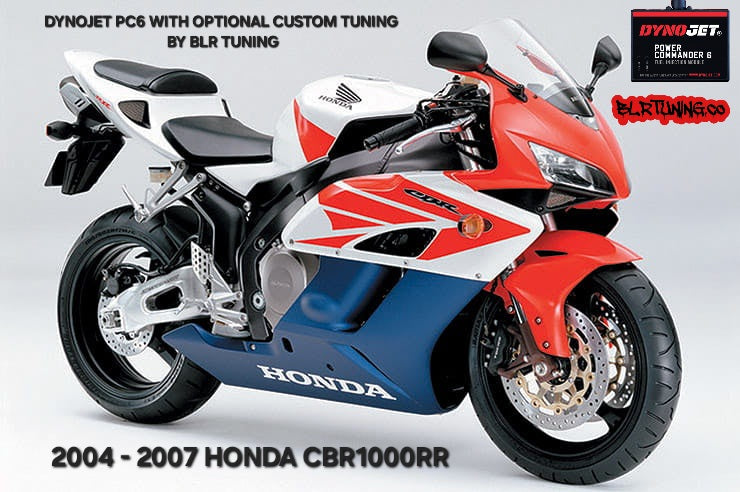 HONDA CBR1000RR CBR 1000 RR 2004 - 2007 PC6 BY DYNOJET WITH OPTIONAL CUSTOM TUNING BY BLR TUNING