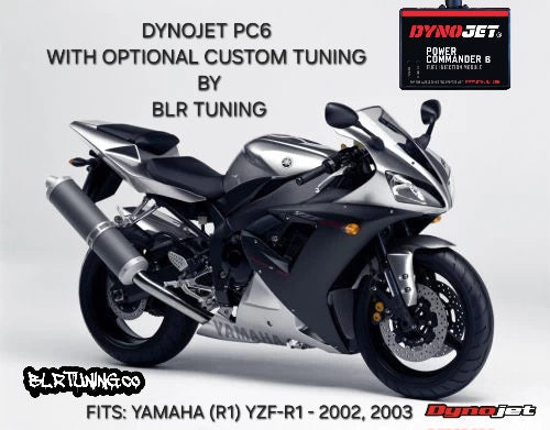 YAMAHA R1 - YZF-R1 - 2002 - 2003 PC6 BY DYNOJET WITH OPTIONAL CUSTOM TUNING BY BLR TUNING