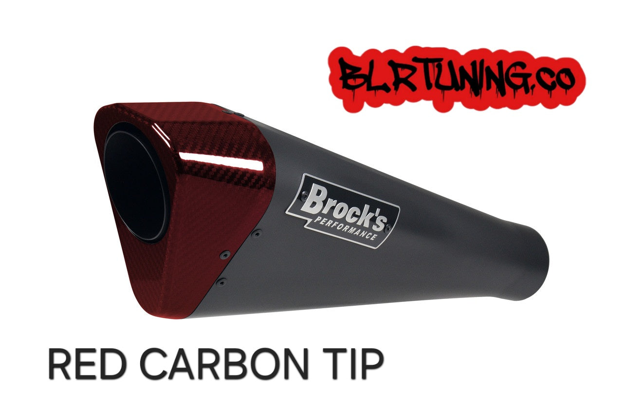 KAWASAKI ZH2 20 - 25 BROCKS PERFORMANCE FULL SYSTEM PENTA-CARBON BLACK CERAMIC COATED EXHAUST