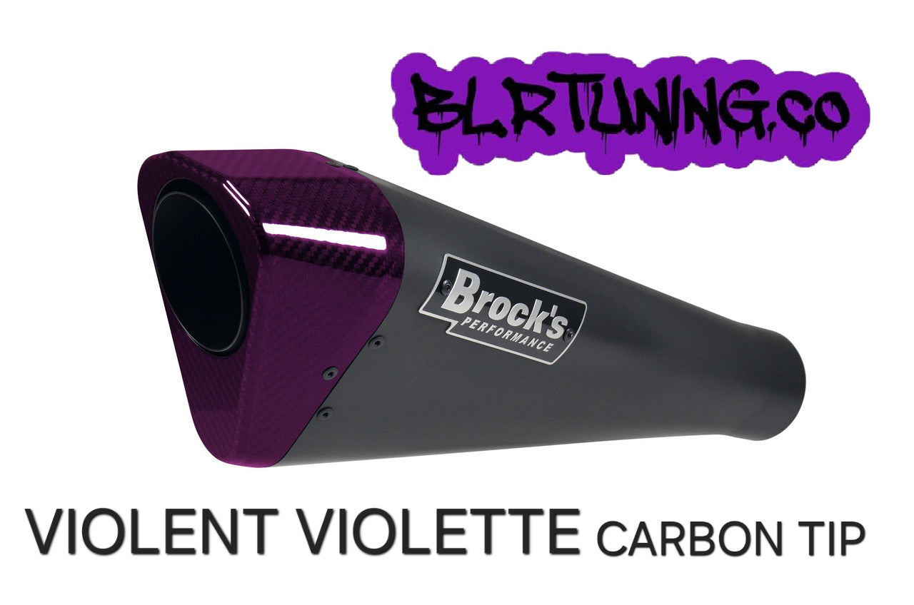 KAWASAKI ZH2 20 - 25 BROCKS PERFORMANCE FULL SYSTEM PENTA-CARBON BLACK CERAMIC COATED EXHAUST