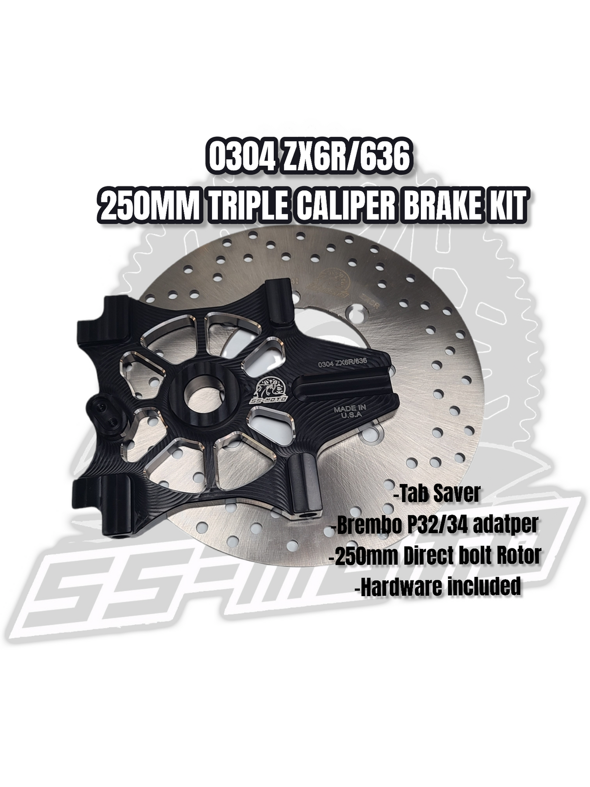 250mm Triple Caliper Brake Bracket