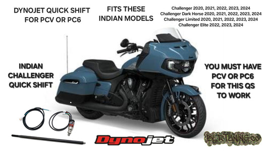 INDIAN CHALLENGER QUICK SHIFT KIT FOR 2020 - 2024 FOR PCV OR PC6 BY DYNOJET
