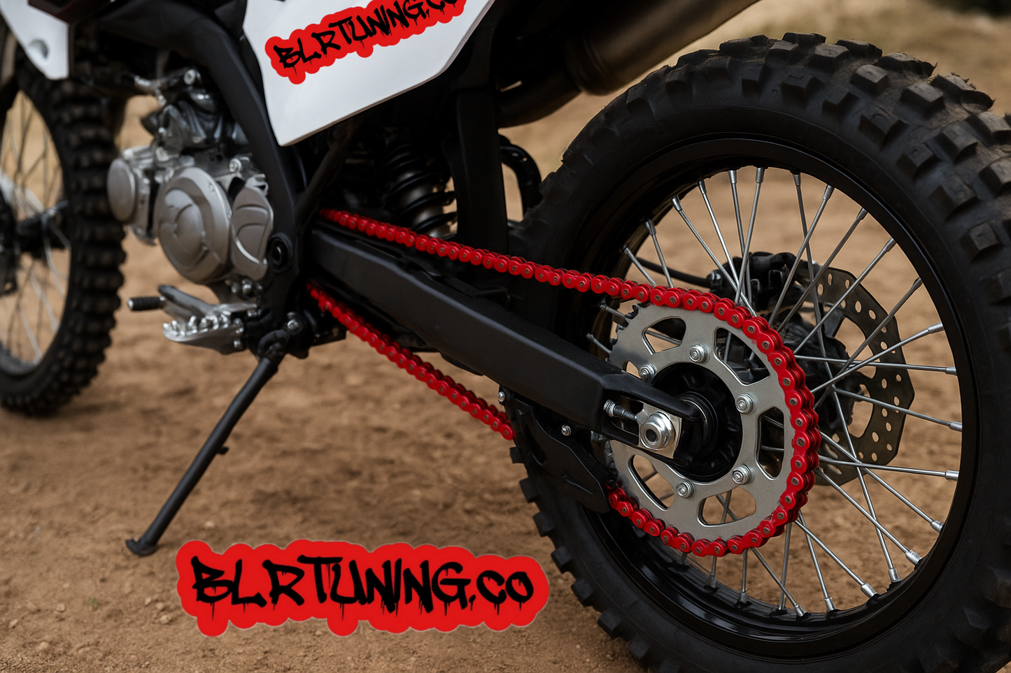 420 Motorcycle Chain Fits Small Bore Motorcycles - Electric Dirt Bikes - ATVs - and Dirt Bikes