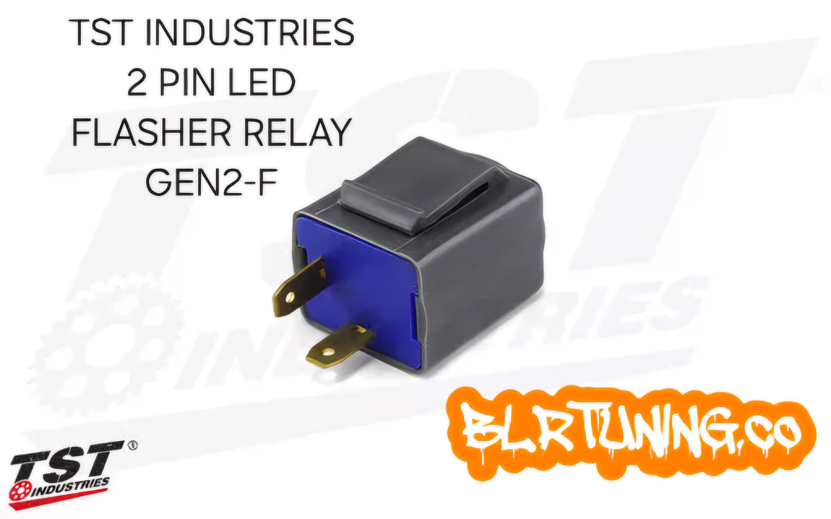 Flasher Module 2 Pin TST INDUSTRIES 2 PIN LED FLASHER RELAY GEN2-F – BLR TUNING