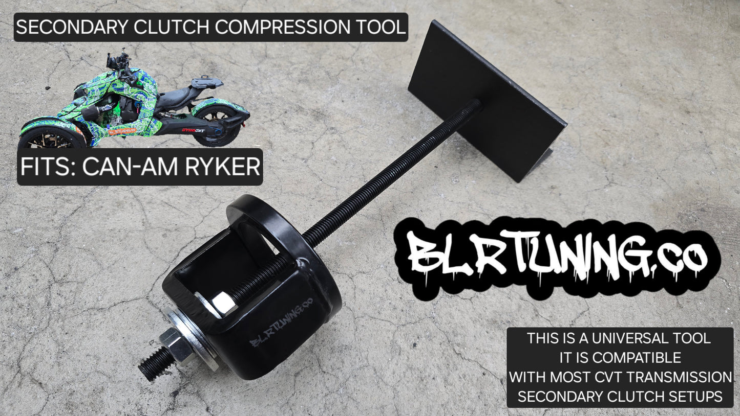 SECONDARY CLUTCH COMPRESSION TOOL FOR CAN-AM RYKER – UNIVERSAL FIT ALSO COMPATIBLE WITH SIDE-BY-SIDES - UTV - ATV - AND MORE