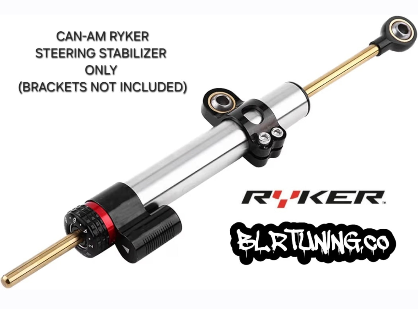 CAN-AM RYKER UNIVERSAL STEERING STABILIZER DAMPER - BRACKETS NOT INCLUDED - DAMPER ONLY