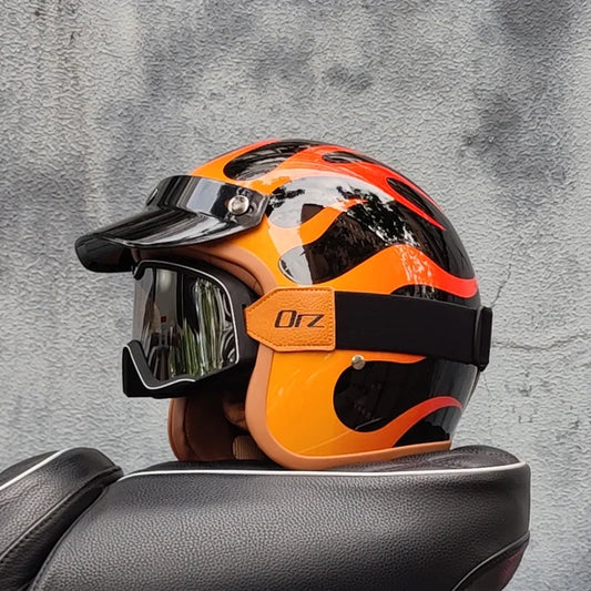 Retro Motorcycle Helmet