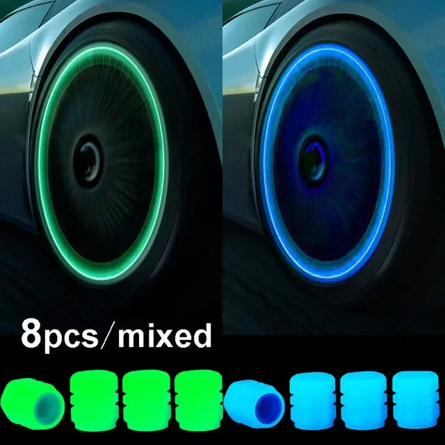 Luminous Valve Stem Caps Dustproof