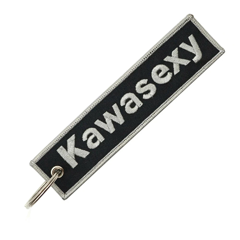 Sportbike Rider Motorcycle Keychain