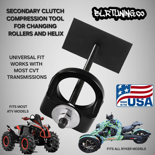 SECONDARY CLUTCH COMPRESSION TOOL FOR CAN-AM RYKER – UNIVERSAL FIT ALSO COMPATIBLE WITH SIDE-BY-SIDES - UTV - ATV - AND MORE