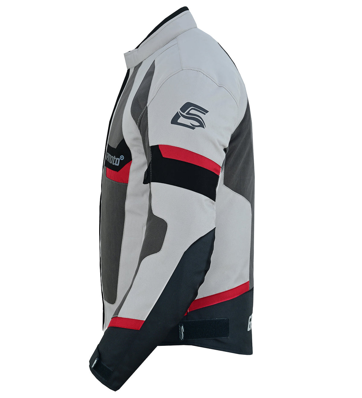 Men’s High Premium Quality Summer 4 Pockets Soft Adjustable Motorcycle Black/Grey/Beach Jacket-