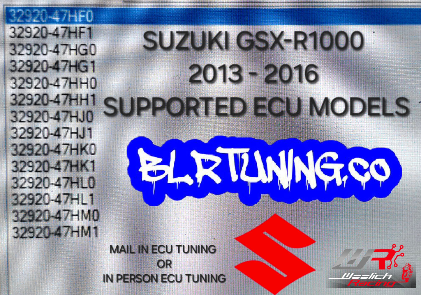 SUZUKI ECU FLASH TUNING