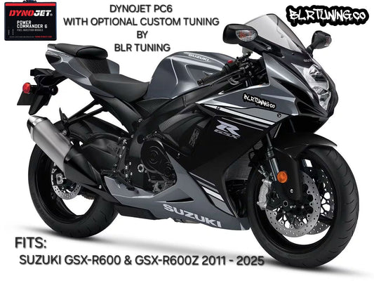 SUZUKI GSX-R600 GSX-R600Z GSXR600 2011 - 2025 PC6 BY DYNOJET WITH OPTIONAL CUSTOM TUNING BY BLR TUNING