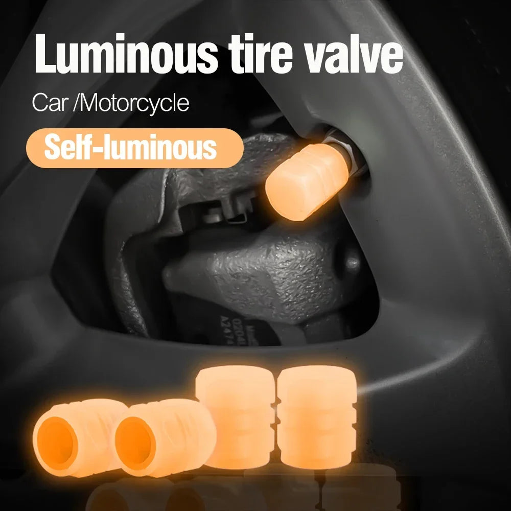 Luminous Valve Stem Caps Dustproof