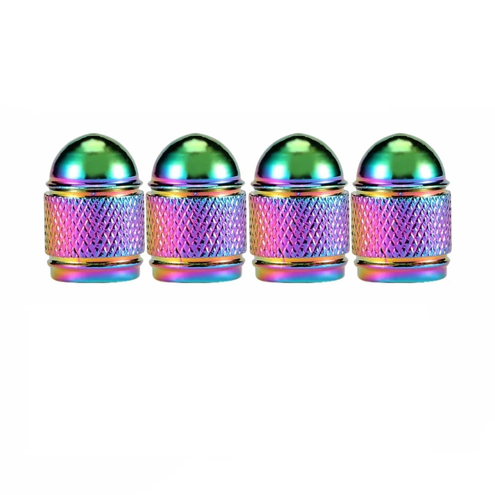 4PCS Colorful Valve Stem Caps