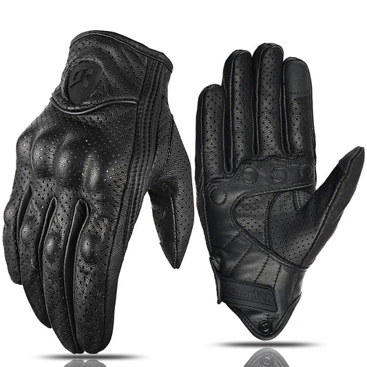Motorcycle Retro Leather Gloves