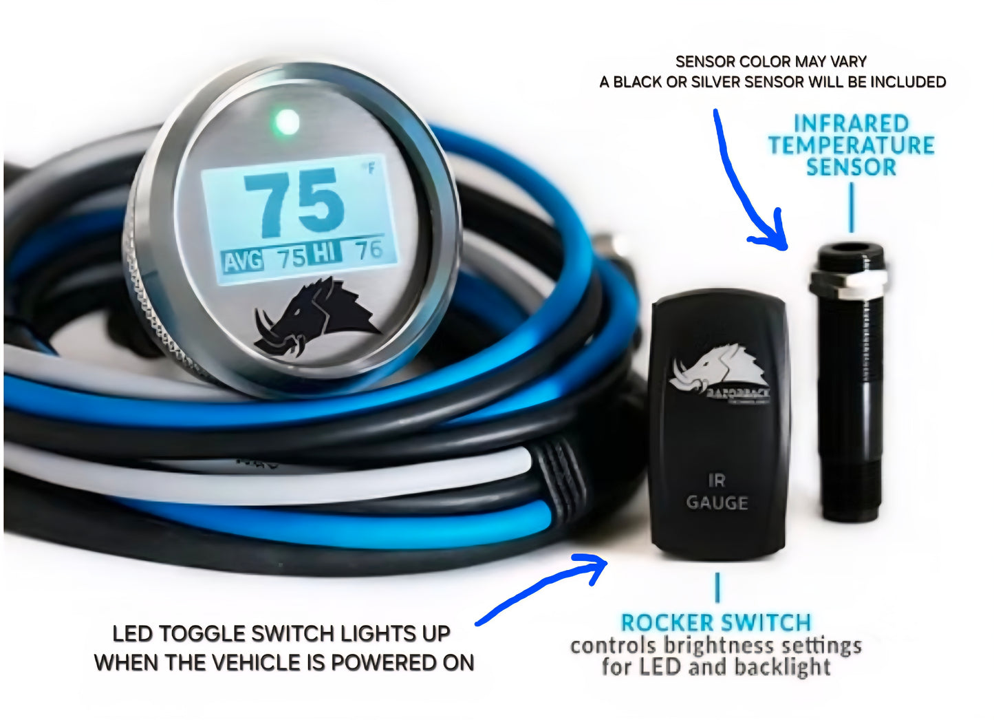 KAWASAKI TERYX H2 RAZORBACK 3.2 CVT BELT TEMP GAUGE KIT