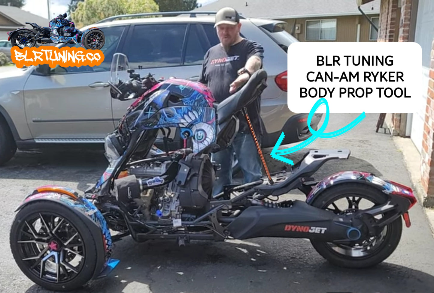 BLR TUNING CAN-AM RYKER CUERPO PROP HERRAMIENTA
