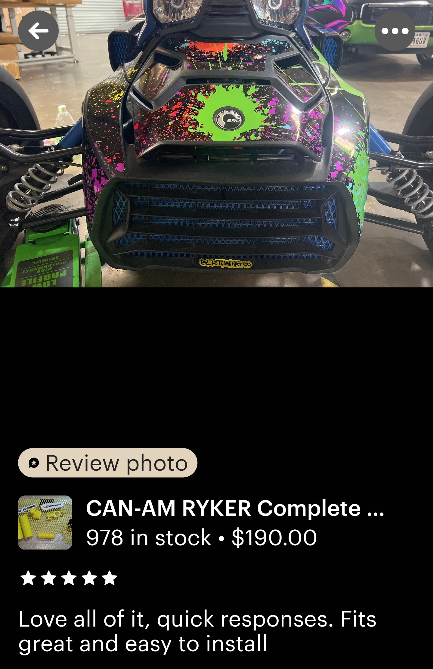 Oferta de paquete completo CAN-AM RYKER
