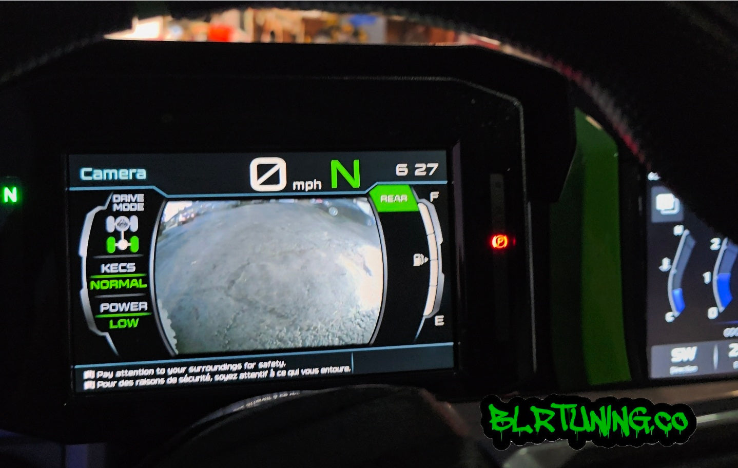 Kawasaki Teryx H2 Reverse Camera Kit - FITS 2026 TERYX4 AND TERYX5 H2 MODELS