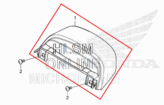 Honda Grom Rear Cowl 2022 +