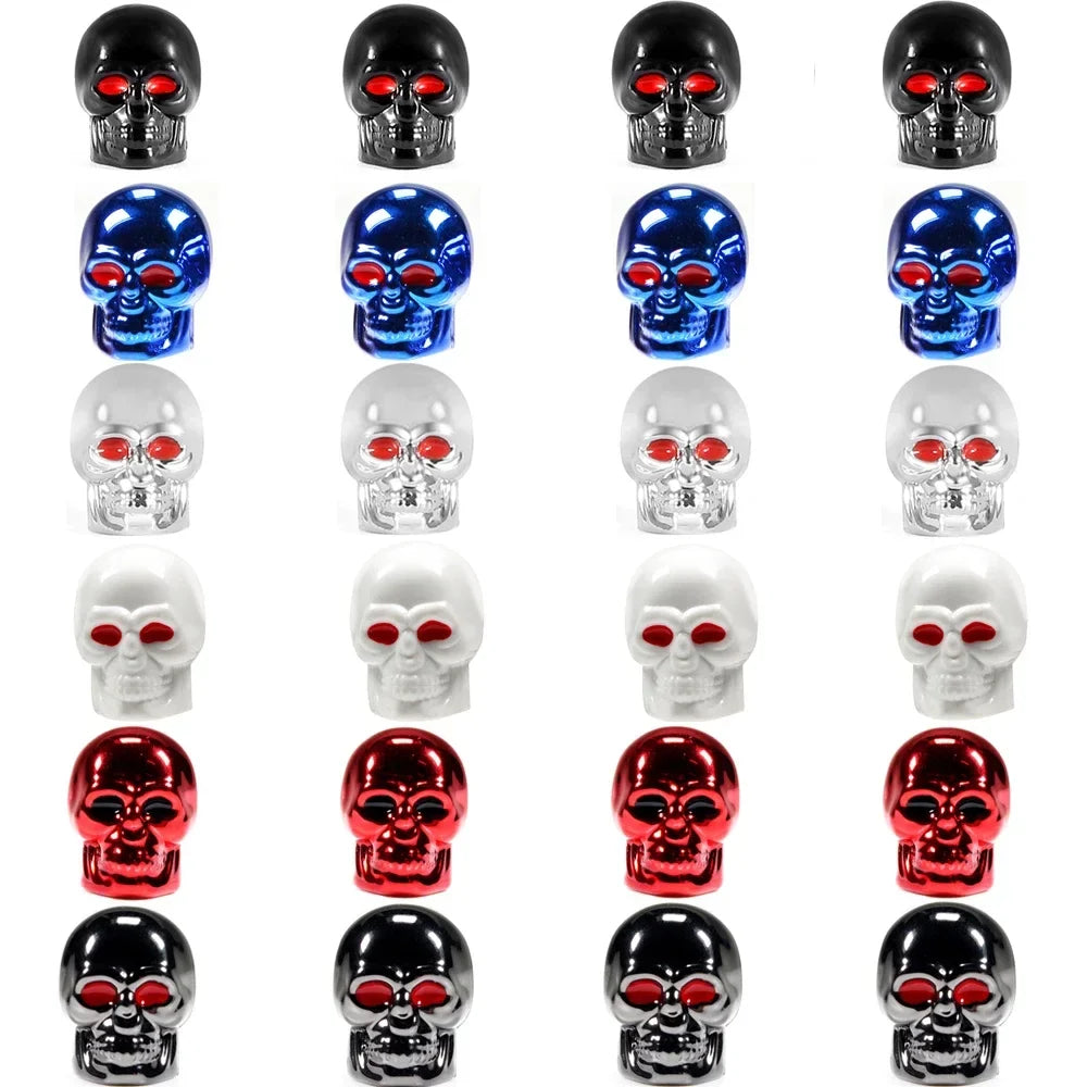 ABS Skull Valve Stem Caps